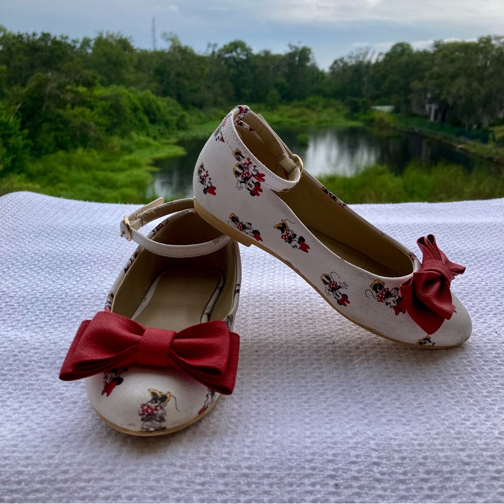 Janie and Jack Minnie Mouse dress shoes DISNEY Size: 9